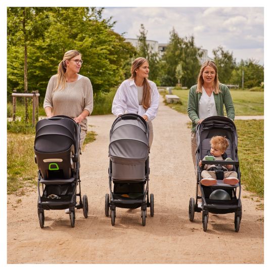 Hauck Set di passeggini 3in1 Shop N Care Trio Set con seggiolino auto Drive N Care - Grigio