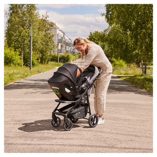 Hauck Set di passeggini 3in1 Shop N Care Trio Set con seggiolino auto Drive N Care - Grigio