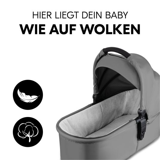 Hauck Set di passeggini 3in1 Shop N Care Trio Set con seggiolino auto Drive N Care - Grigio