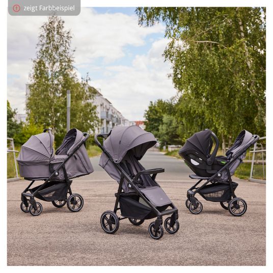 Hauck Set passeggino 3in1 Shop N Care Trio Set con seggiolino auto Drive N Care - Olive