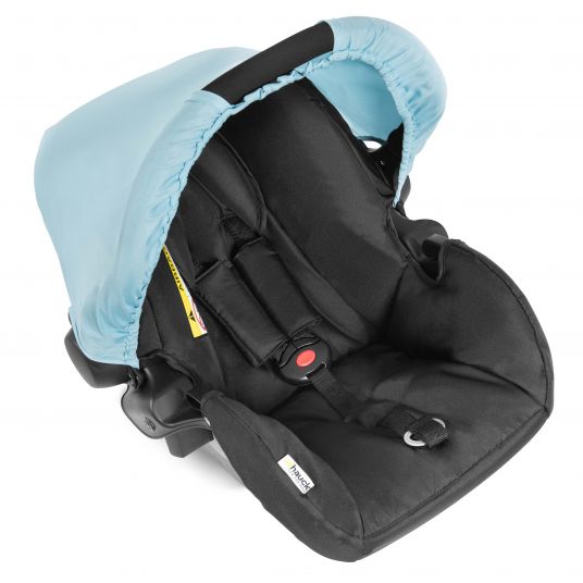 Hauck 3in1 Stroller Set Shopper Trioset with Carrycot, Car Seat and Stroller (up to 25 kg) - Blue