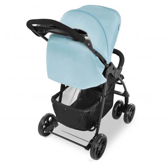 Hauck 3in1 Kinderwagen-Set Shopper Trioset mit Babywanne, Autositz und Sportwagen (bis 25 kg) - Blue