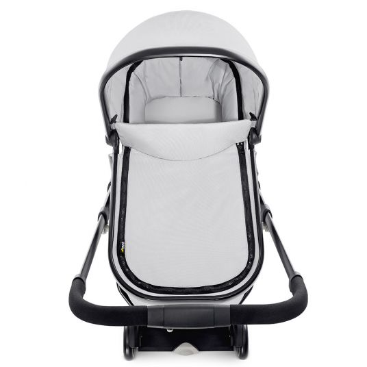 Hauck 4in1 Stroller Set Apollo incl. Car Seat, Isofix Base, Carrycot, Sport Seat and XXL Accessory Pack - Lunar