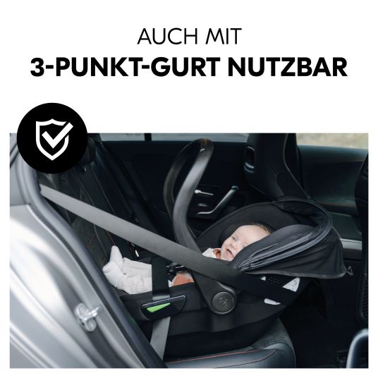 Hauck 4in1 Kinderwagen-Set Walk N Care Trio Set inkl. i-Size Babyschale & Isofix Base & XXL Zubehörset - Beige