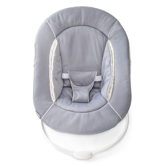 Hauck Alpha Plus Select Dark Grey 4-piece Newborn Set - Highchair + 2in1 Baby Attachment & Rocker + Seat Cushion - Stretch Grey