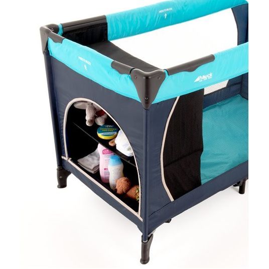 Hauck Storage compartments for travel cot - Black