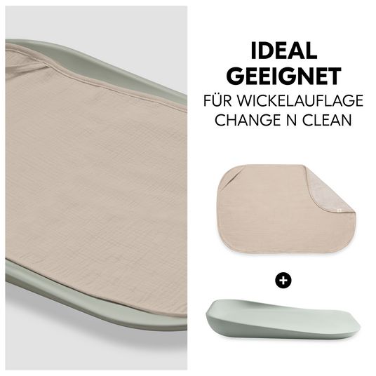 Hauck Cover / topper for changing mats such as Change N Clean - Beige