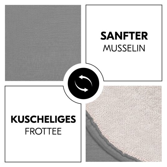 Hauck Topper per fasciatoi come Changing Mat - Grigio Scuro