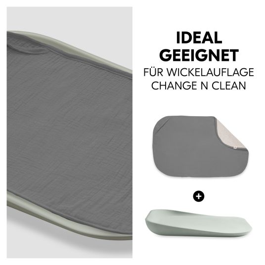 Hauck Topper per fasciatoi come Changing Mat - Grigio Scuro