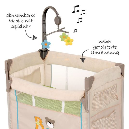 Hauck Baby travel cot Dream'n Care Center - Bear