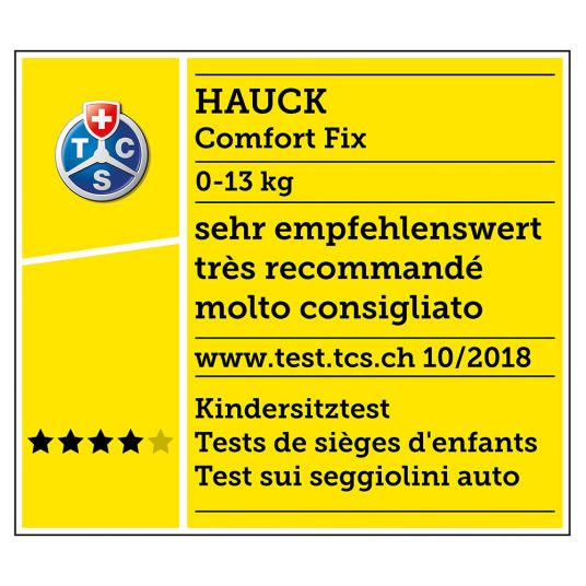 Hauck Babyschale Comfort Fix - Black