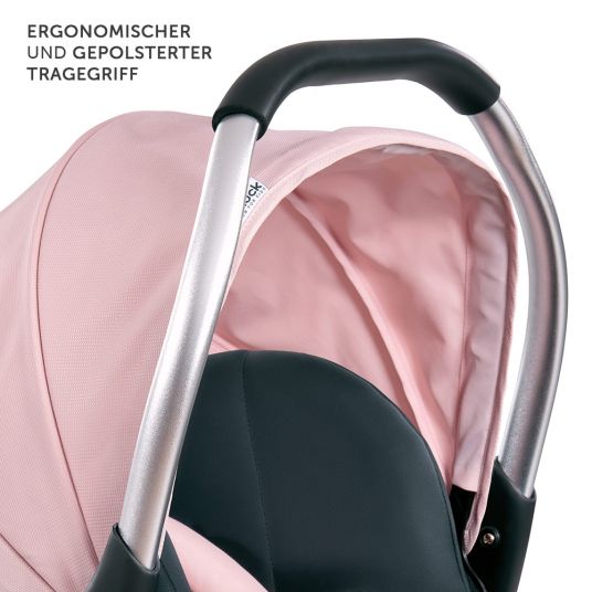 Hauck Babyschale Comfort Fix - Pink Grey