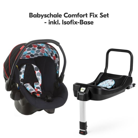 Hauck Babyschale Comfort Fix Set - inkl. Isofix-Base