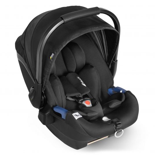 Hauck Baby car seat Select Baby - i-Size (from birth to 18 months) incl. seat reducer and sun canopy - Black