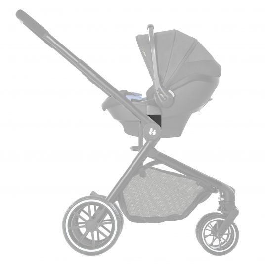 Hauck Babyschalen Adapter für Move so Simply Kinderwagen - passend für Autositze Comfort Fix und Select Baby von Hauck