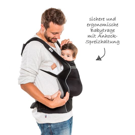 Hauck Baby Carrier Close To Me Carrier - Black