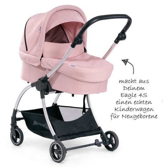 Hauck Babywanne für Eagle 4S Sportwagen - Pink Grey