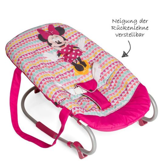 Hauck Babywippe Rocky - Disney - Minnie Geo Pink