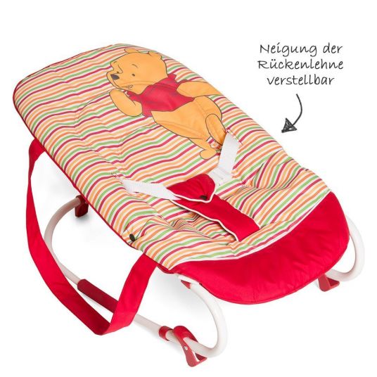 Hauck Babywippe Rocky - Disney - Pooh Spring Brights Red