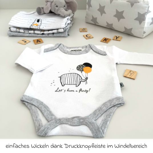 Hauck Beta Plus Natural 9-tlg. Newborn Set - Hochstuhl + 2in1 Neugeborenen-Aufsatz & Wippe Deluxe + Essbrett + Sitzpolster + GRATIS Langarmbody 4er Pack - Sand