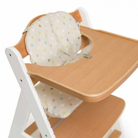 Hauck Beta Plus Newborn Set - High chair + newborn top & bouncer - White Nature