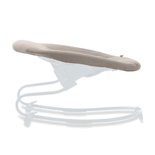 Hauck Bezug für Alpha Newborn Bouncer (atmungsaktiv & einfach waschbar) - Beige