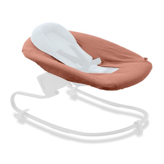 Hauck Cover for Alpha Newborn Bouncer (breathable & easily washable) - Cork
