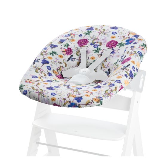 Hauck Bezug für Alpha Newborn Bouncer (atmungsaktiv & einfach waschbar) - Floral Beige