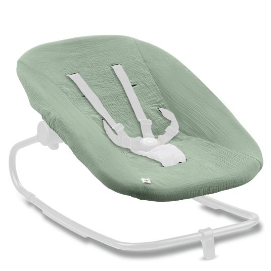 Hauck Bezug für Highchair Bouncer (atmungsaktiv & einfach waschbar) - Sage