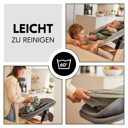 Hauck Bezug für Highchair Bouncer (atmungsaktiv & einfach waschbar) - Sage