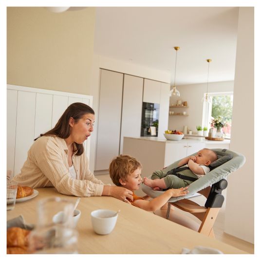 Hauck Bezug für Highchair Bouncer (atmungsaktiv & einfach waschbar) - Sage