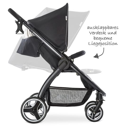Hauck Buggy Lift Up 4 - Caviar Stone