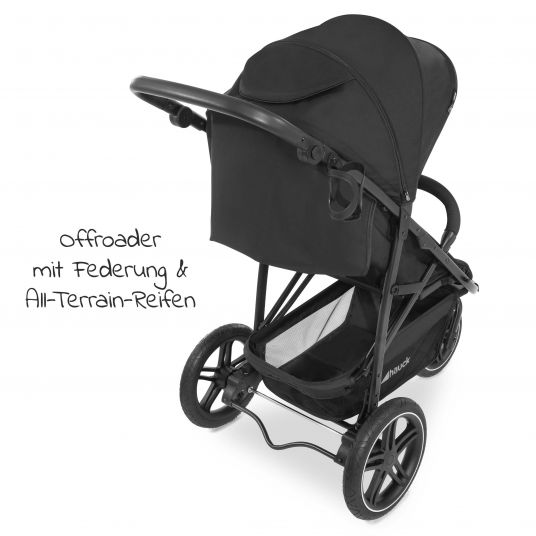 Hauck Buggy Rapid 3R (up to 25 kg) - Black