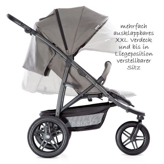 Hauck Buggy Rapid 3R (up to 25 kg) - Charcoal