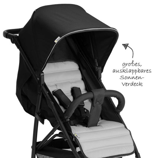 Hauck Buggy Rapid 4 - Argento Caviale