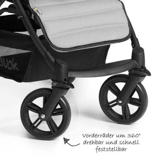 Hauck Buggy Rapid 4 - Argento Caviale