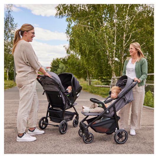 Hauck Buggy Shop N Care 2in1 Travel Set - Grey