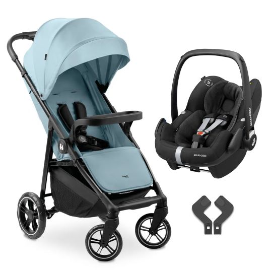 Hauck Buggy Shop N Care inkl. Autositz Pebble Pro - Dusty Blue