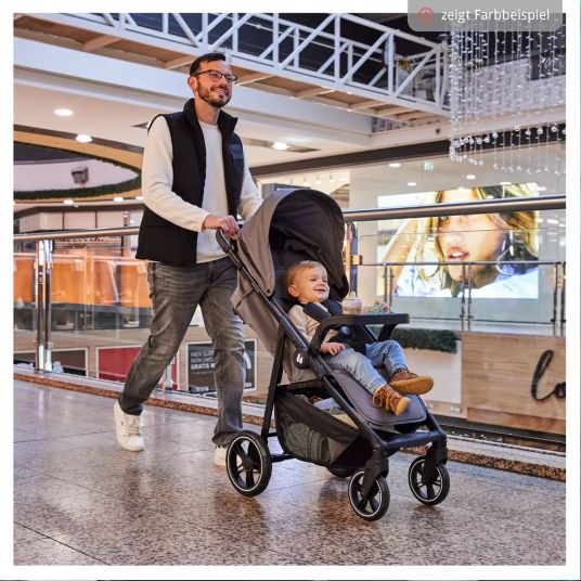 Hauck Buggy Shop N Care con seggiolino auto Pebble Pro - Dusty Blue