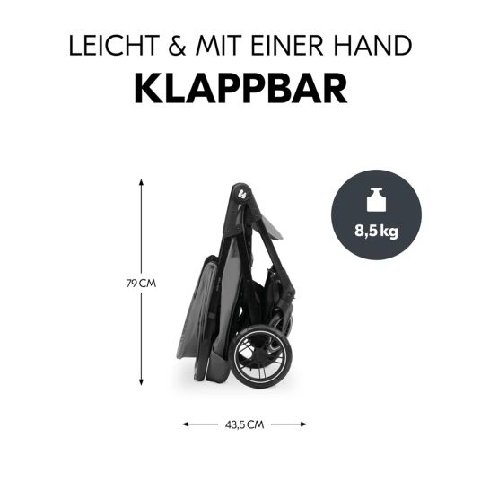 Hauck Buggy Shop N Care inkl. Autositz Pebble Pro - Grey