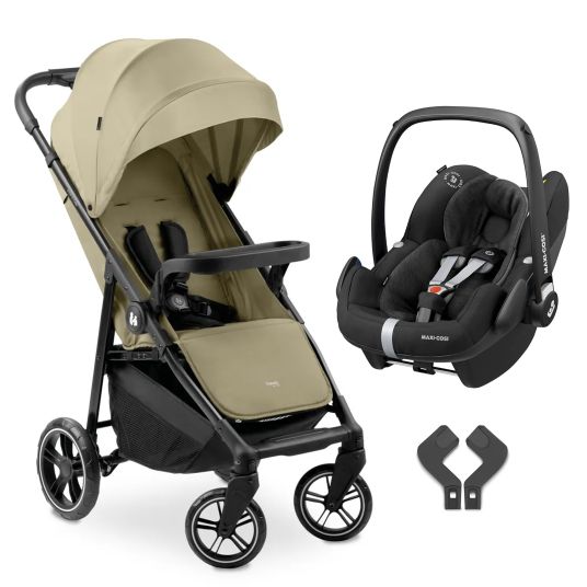 Hauck Buggy Shop N Care con seggiolino auto Pebble Pro - Olive