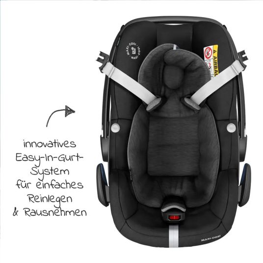 Hauck Buggy Shop N Care con seggiolino auto Pebble Pro e pacchetto accessori XXL - Grigio