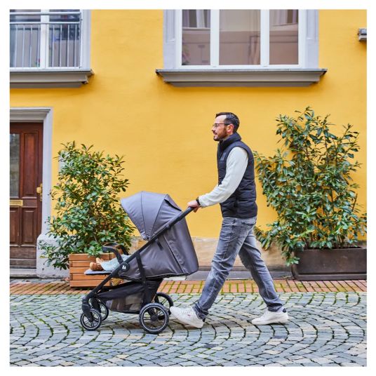 Hauck Buggy Shop N Care con seggiolino auto Pebble Pro e pacchetto accessori XXL - Grigio