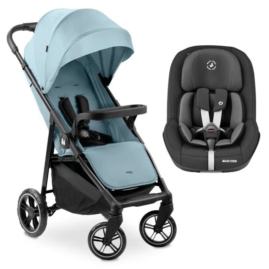 Hauck Buggy Shop N Care incl. Reboarder Pearl Pro 2 - Dusty Blue