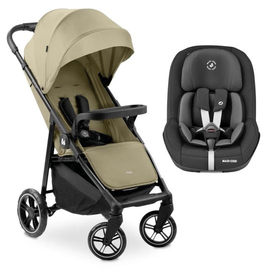 Hauck Buggy Shop N Care incl. Reboarder Pearl Pro 2 - Olive