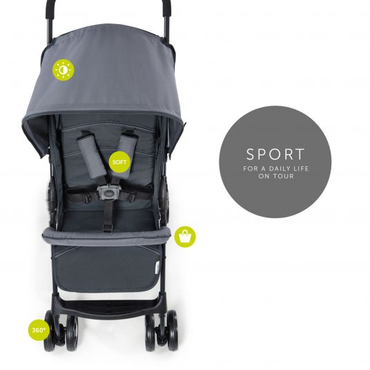 Hauck Buggy Sport - Charcoal Stone