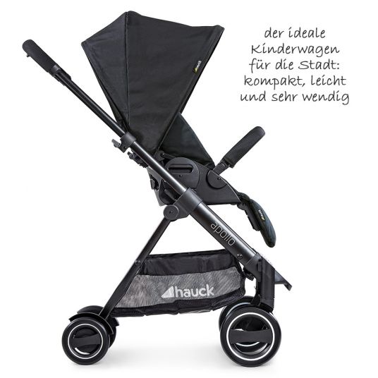 Hauck Buggy & stroller Apollo (loadable up to 25 kg) - Caviar