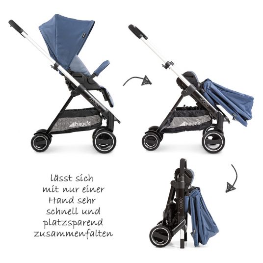 Hauck Buggy & stroller Apollo (up to 25 kg loadable) - Denim