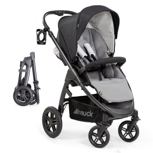 Hauck Buggy & stroller Saturn R (up to 25 kg loadable) - Caviar Stone