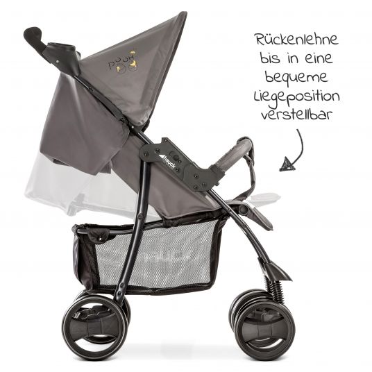 Hauck Buggy & Sportwagen Shopper SLX inkl. Babyschale, Wickeltasche, Fußsack und Regenschutz - Pooh Cuddles